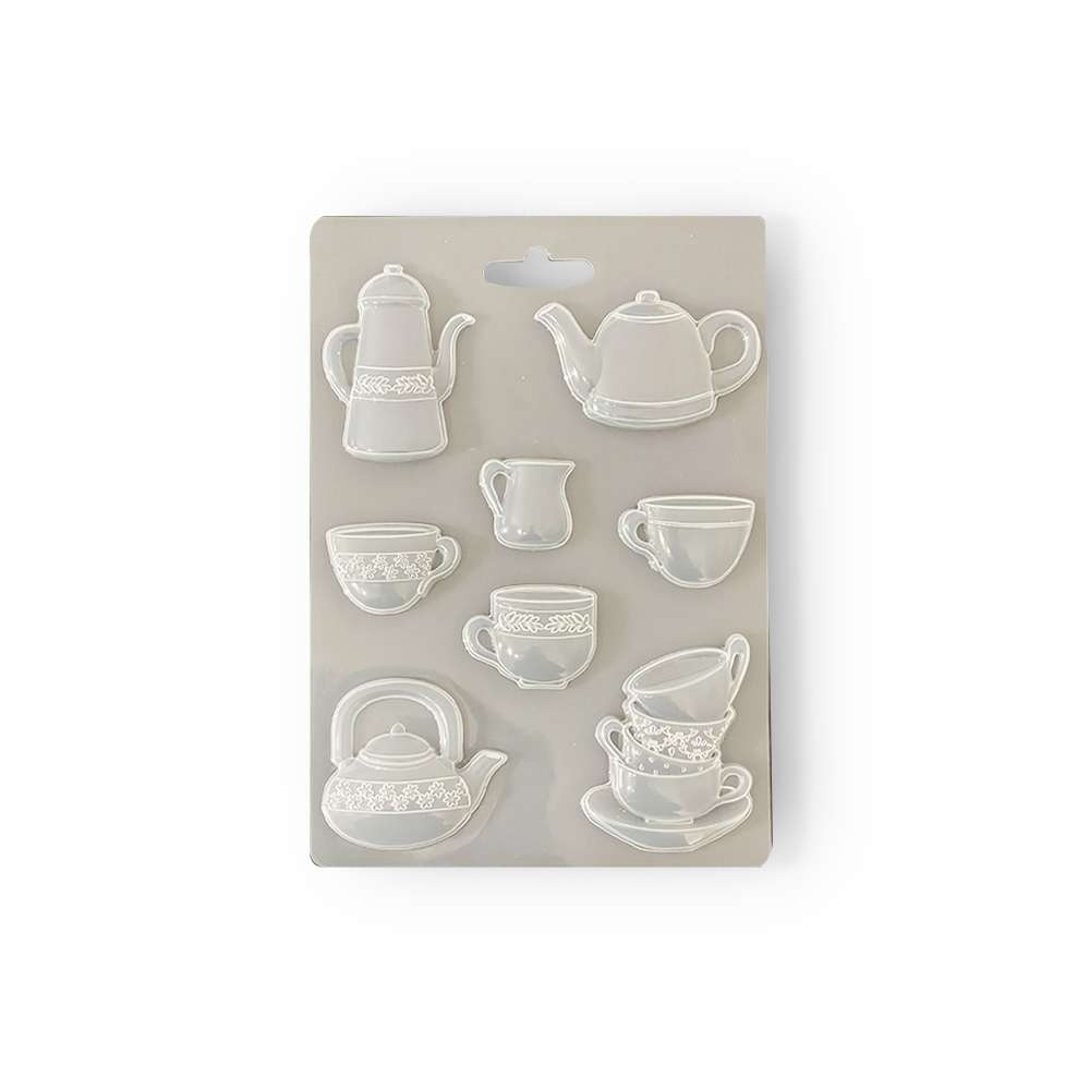 Stamperia Soft Mould A5 - Welcome Home, cups - Bilde 1