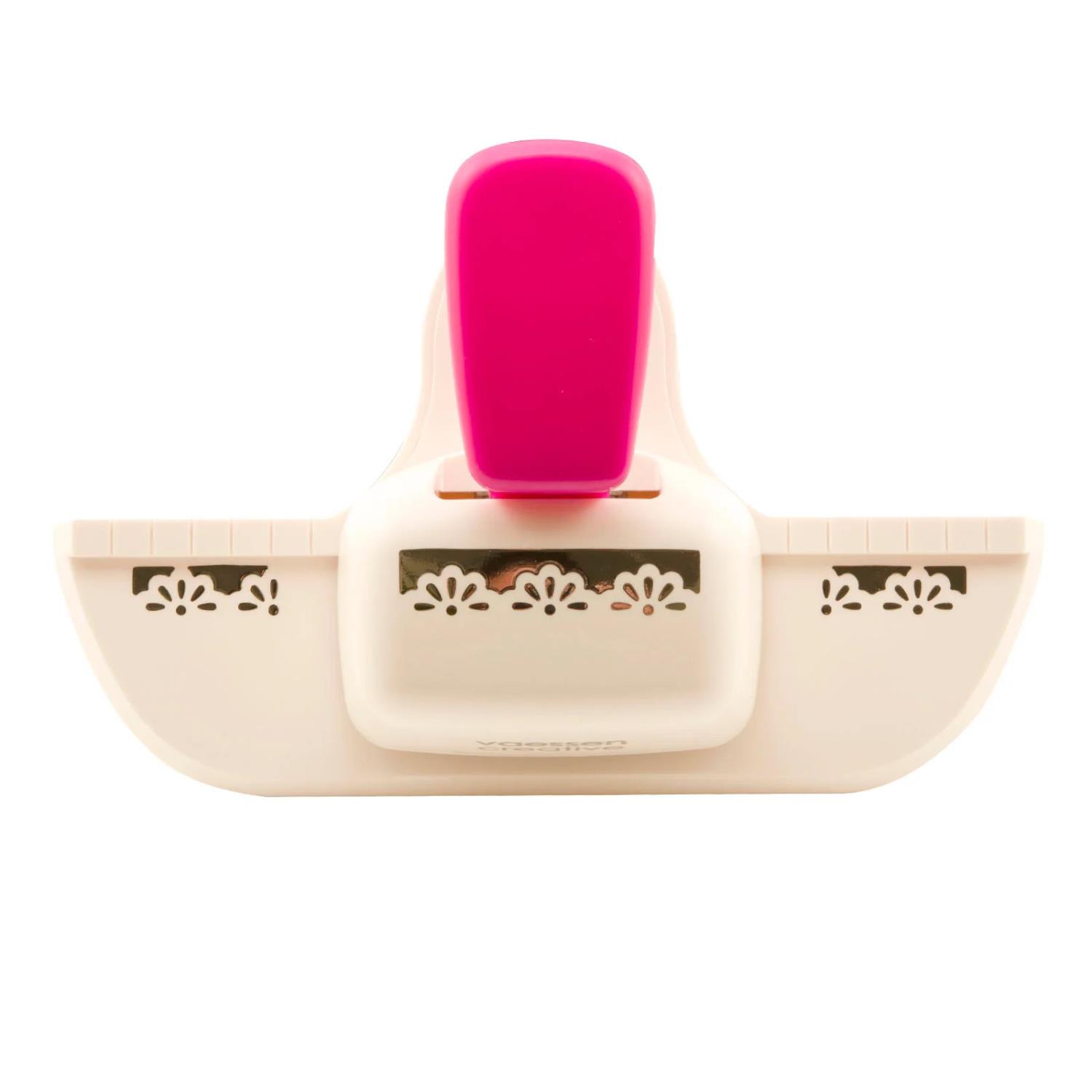 Vaessen Creative - Border Punch Half Daisies - Bilde 1