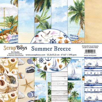 ScrapBoys Summer Breeze 09 6x6 Blokk