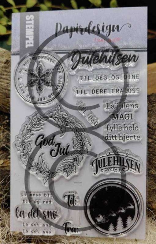 Papirdesign La nesa bli blå og rød