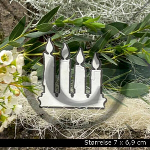 Papirdesign Dies - Adventslys