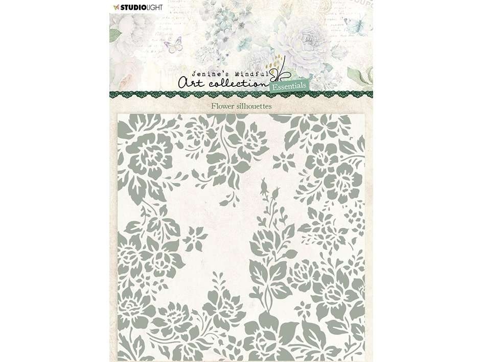 Studio Light - JMA Embossing Folder Flower silhouettes - Bilde 1