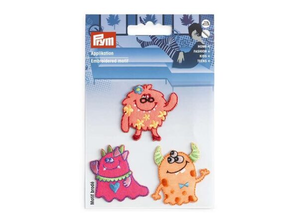 10817.jpg Prym Strykemerke – Monsters Pink