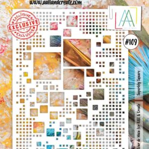 10840.jpg All & Create - A4 Stencil - Superbly Square #109