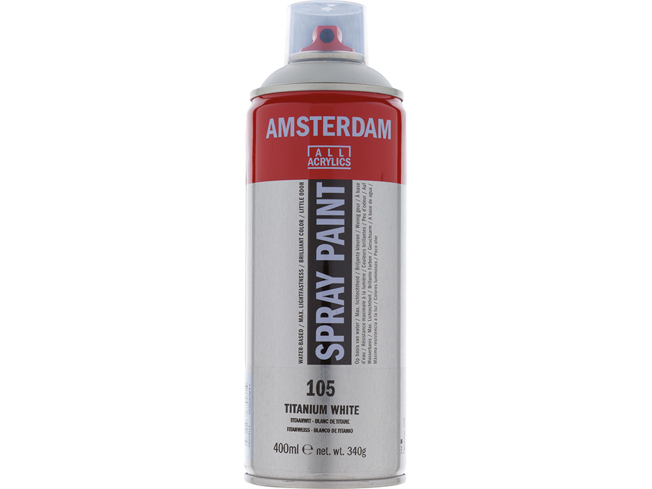 Amsterdam Spray –  105 Titanium white 400ml - Bilde 2