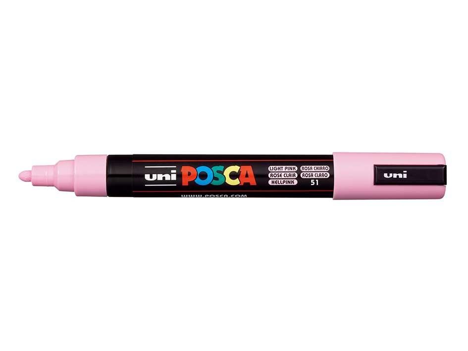 Uni POSCA PC-5M  Medium 1,8-2,5mm  Light Pink - Bilde 1