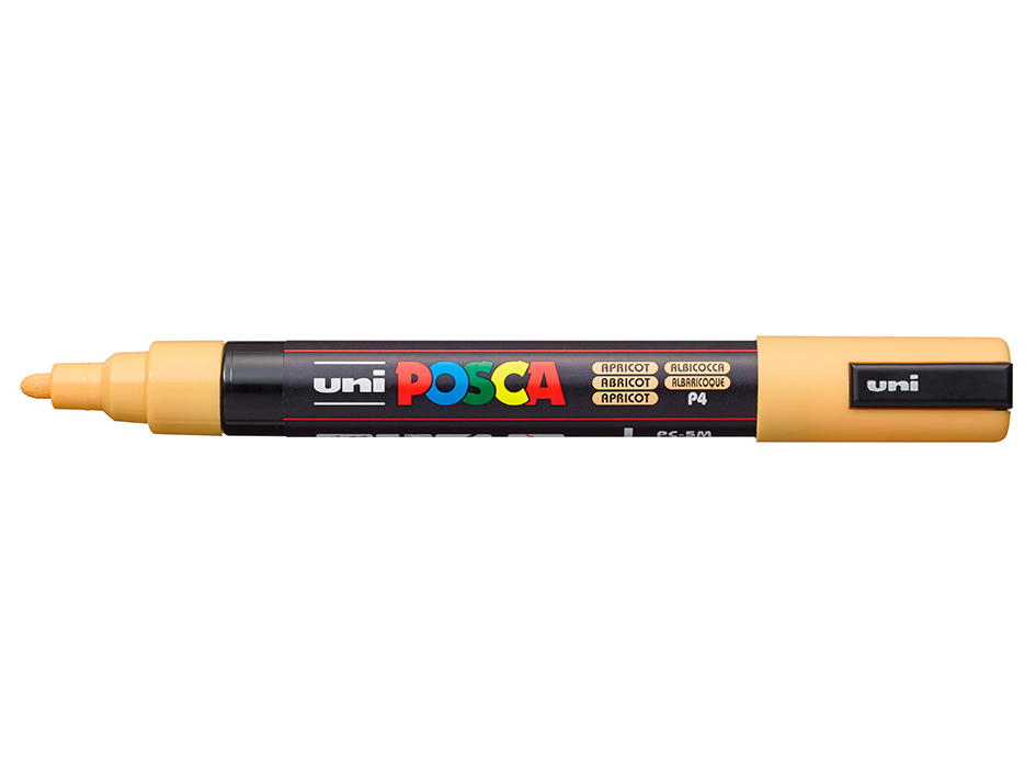 Uni POSCA PC-5M – Medium 1,8-2,5mm – P4 Apricot - Bilde 1