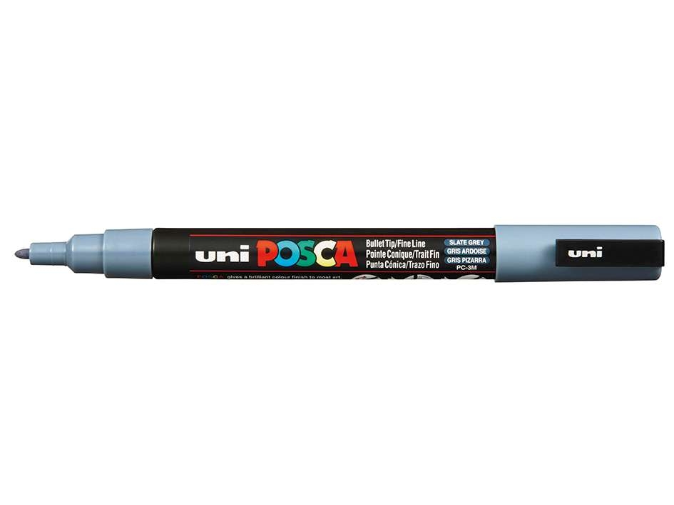 Uni POSCA PC-3M – Fine 0,9-1,3mm – 61 Slate Grey - Bilde 1