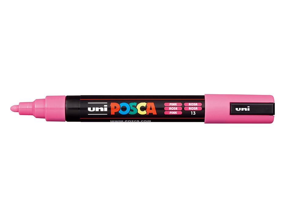 Uni POSCA PC-5M – Medium 1,8-2,5mm – 13 Pink - Bilde 1