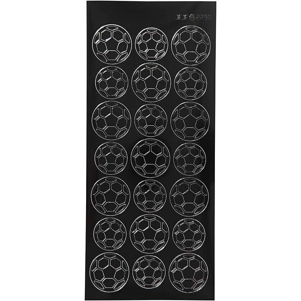 Klistremerker Fotball - Sort - Bilde 1