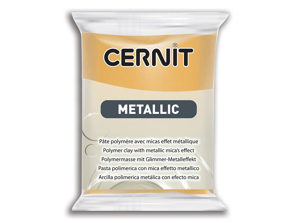 Cernit Metallic 56g – 050 Gull - Bilde 1