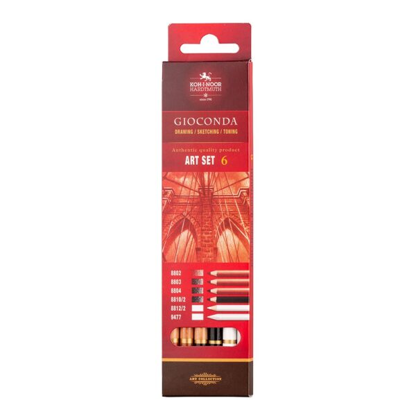 Gioconda Art Set 9035 6stk – Sepia