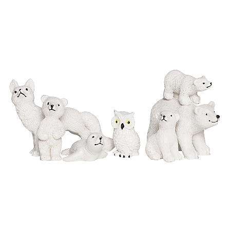 11135.jpg Sett med vinterdyr 7 stk.