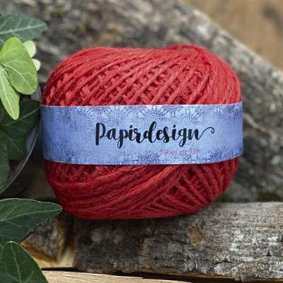 Papirdesign - Hamp 02, rød