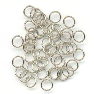 Øsken – 8mm 50stk – Sølvfarget - Bilde 2