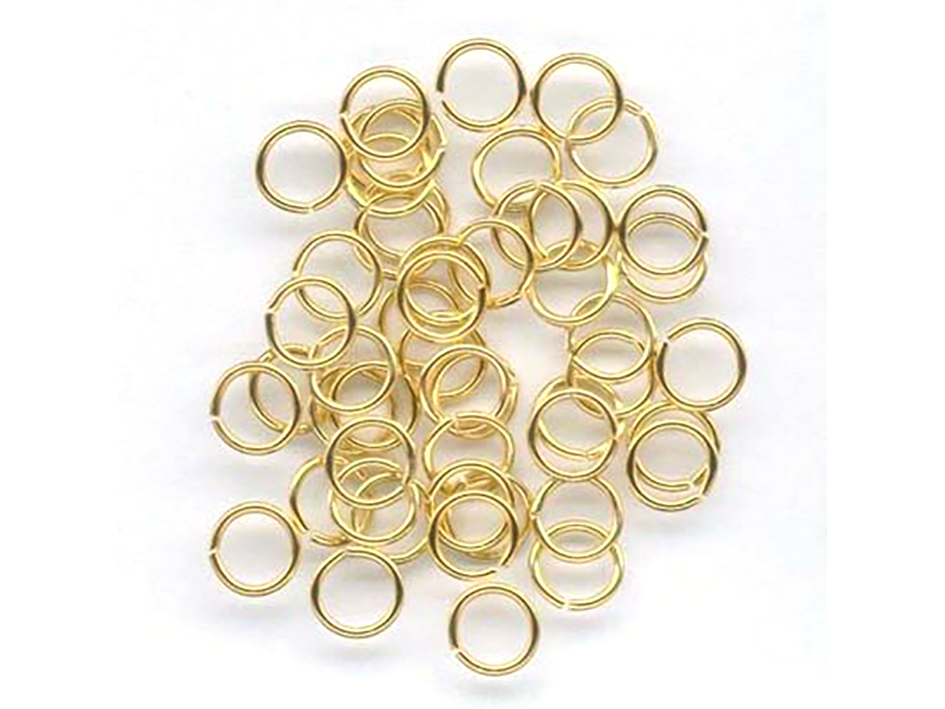 Øsken – 8mm 50stk – Gullfarget - Bilde 1