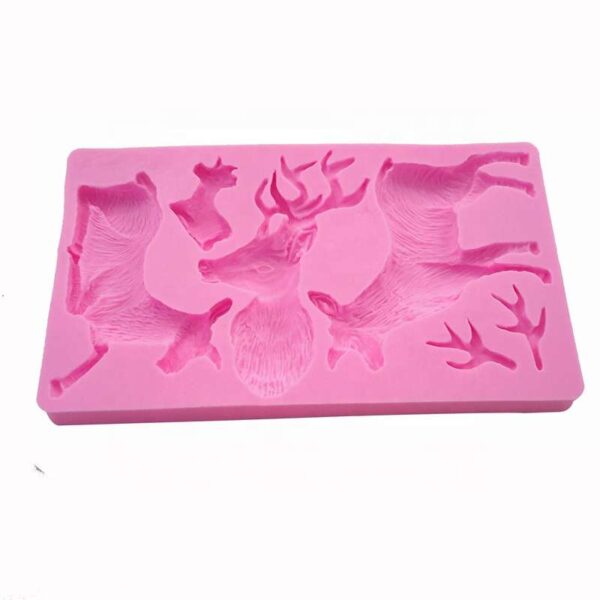 11264.jpg Silikon form Reindeer
