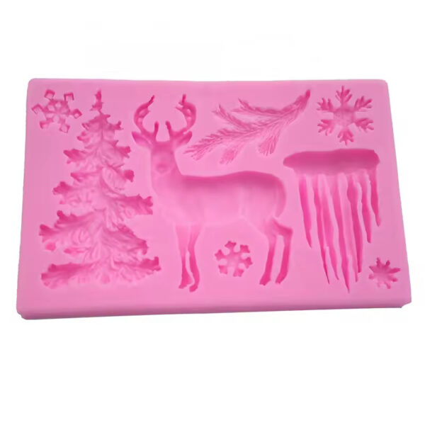 11378.jpg Christmas trees elk Mold