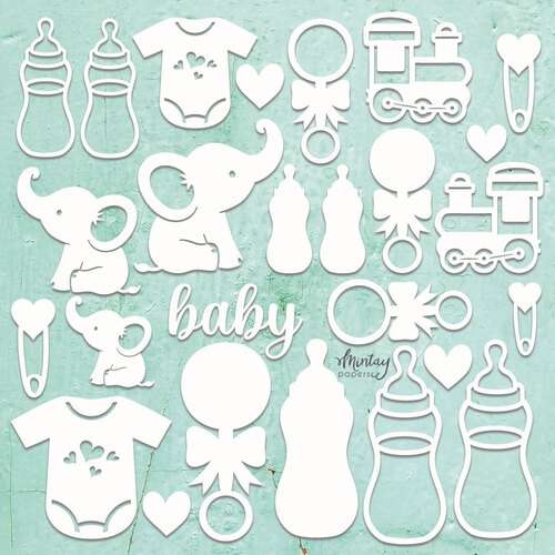 Mintay Chipboard - Baby set