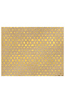 11506.jpg Kartong Kraft med gullfolie prikker 56x71