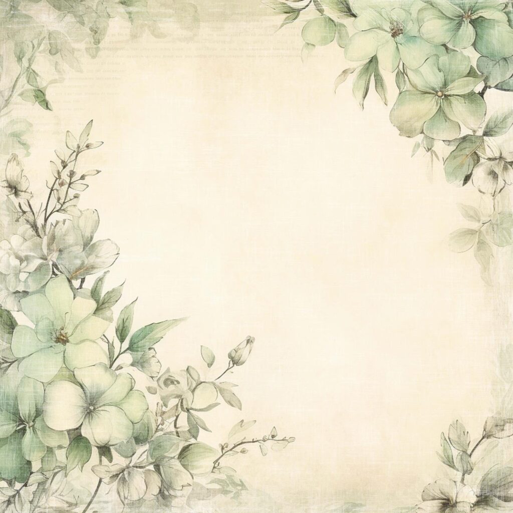 Reprint - Bear Collection - Flowers 12x12
