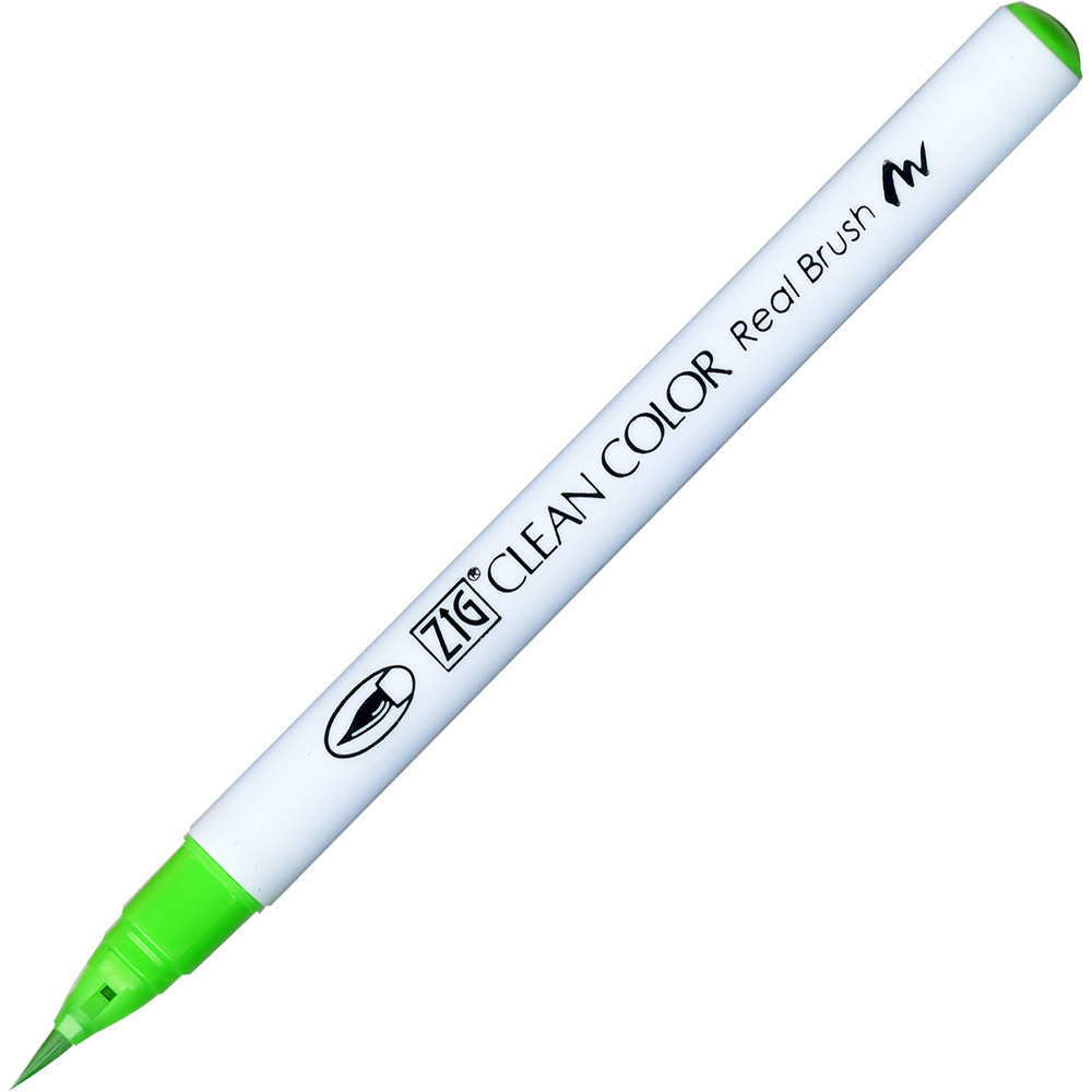 ZIG Clean Color Real Brush 004 Fluorescent Green - Bilde 1