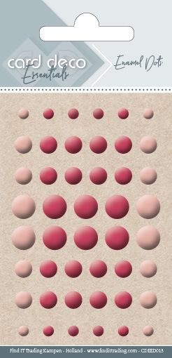 11765.jpg Card Deco Dots Blank Orange