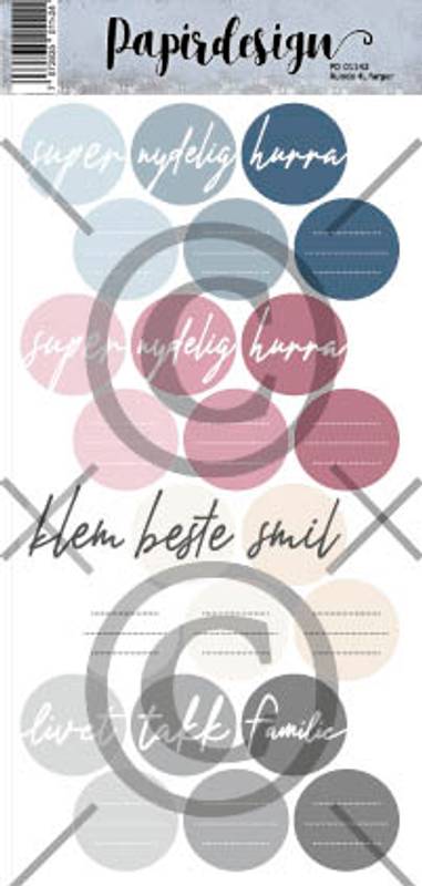 11807.jpg Papirdesign Klistremerke - Runde 4, farger