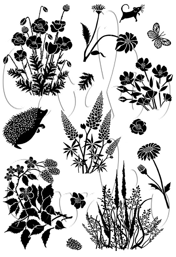 Card-io Field Florals A6