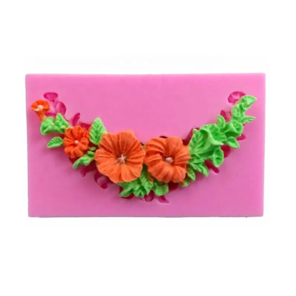 11921.jpg Silikon form - Blomsterkrans