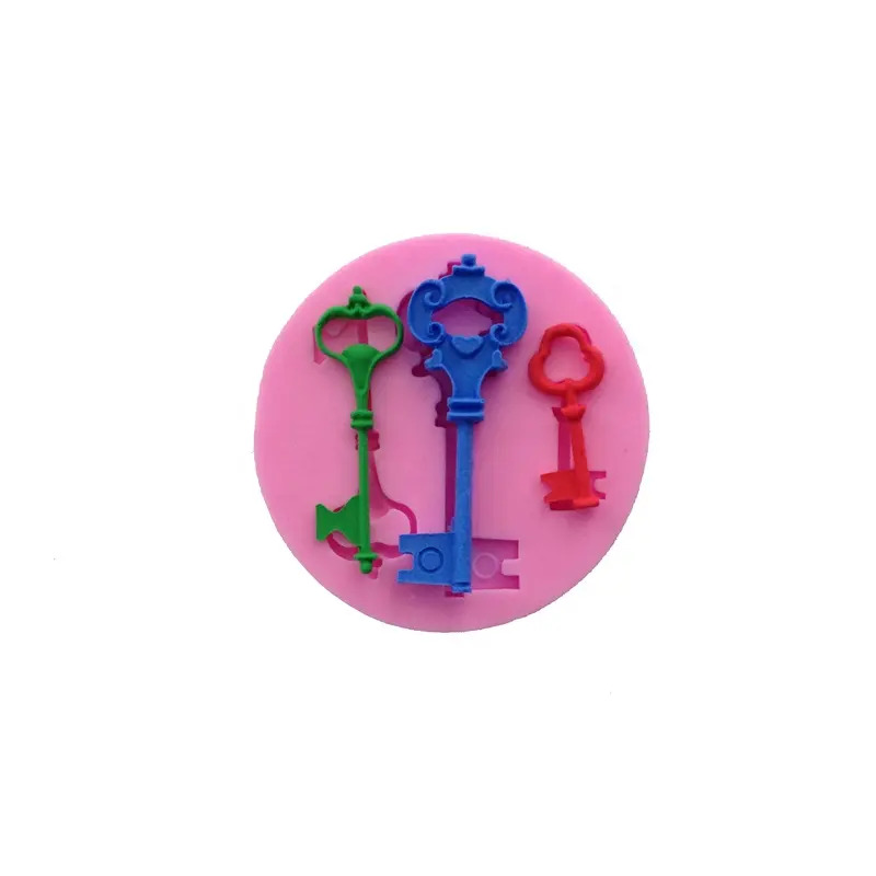 Silikon form - 3 Nøkler i ulike str. - Bilde 1