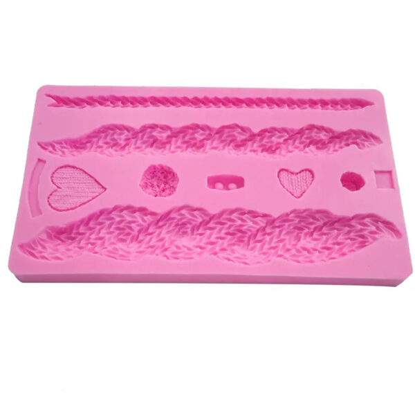 11935.jpg Silikon form - Rustikk vevd tau