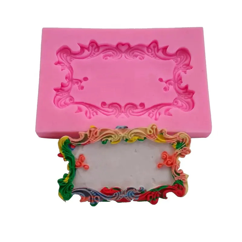 Silikon form - Swirly Ramme - Bilde 1