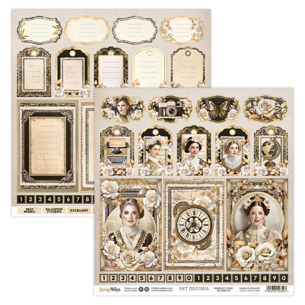 ScrapBoys Art Decoria SB-ARDE-06 Bildeark