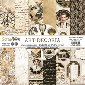 ScrapBoys Art Decoria SB-ARDE-10 8x8 Blokk - Bilde 2