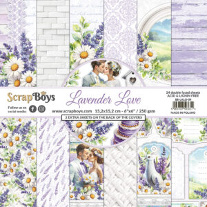 ScrapBoys Lavender Love SB-LALO-09  6x6 Blokk - Bilde 2