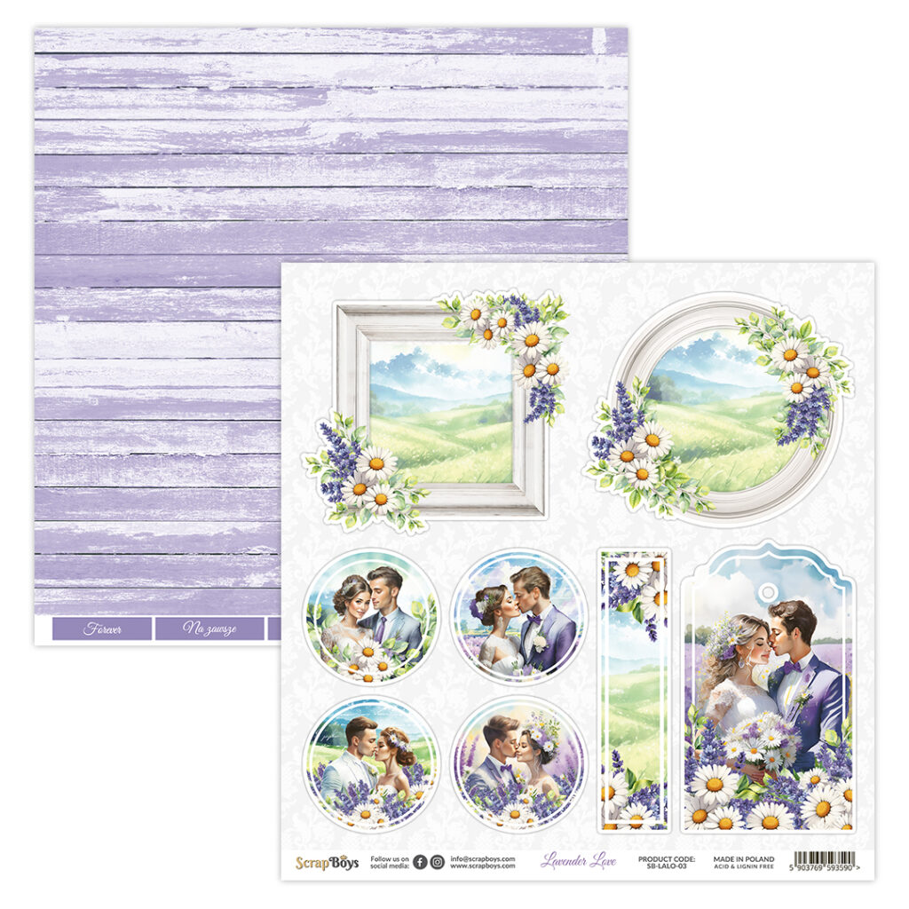 ScrapBoys Lavender Love SB-LALO-03