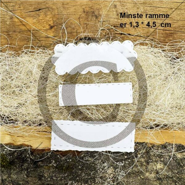 12019.jpg Papirdesign - Klistremerkerammer