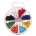Perlesett – Glassperler opak – 8ass.