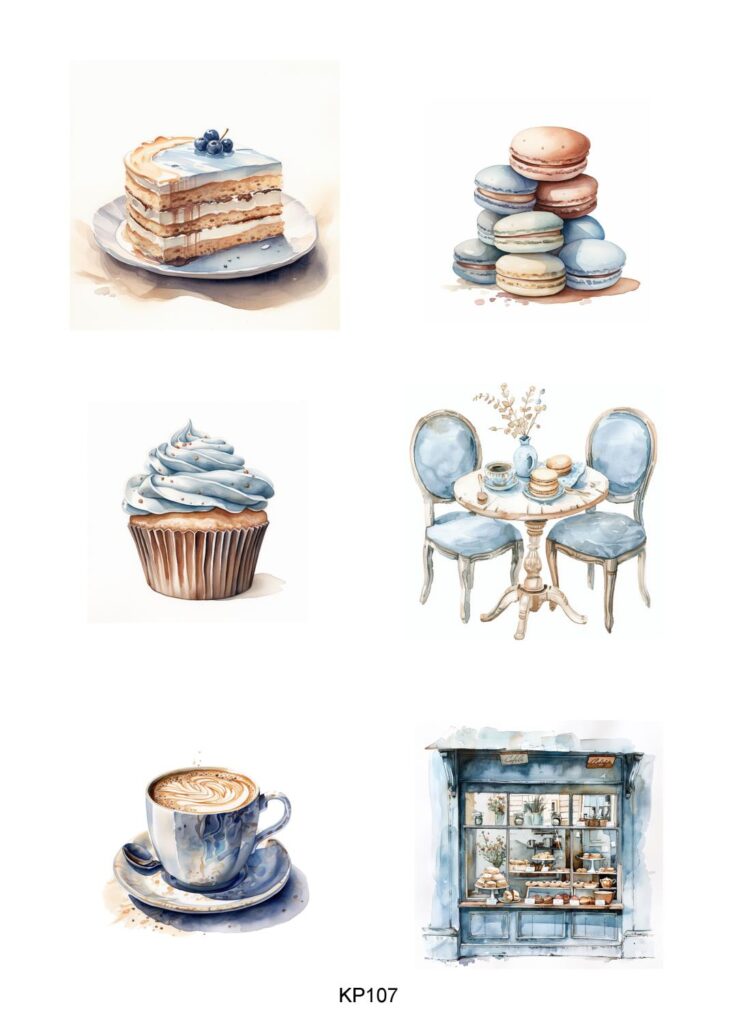 Reprint - Fika A4 Klippeark