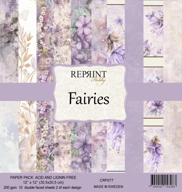 12211.jpg Reprint - Fairies Collection 12x12" Blokk
