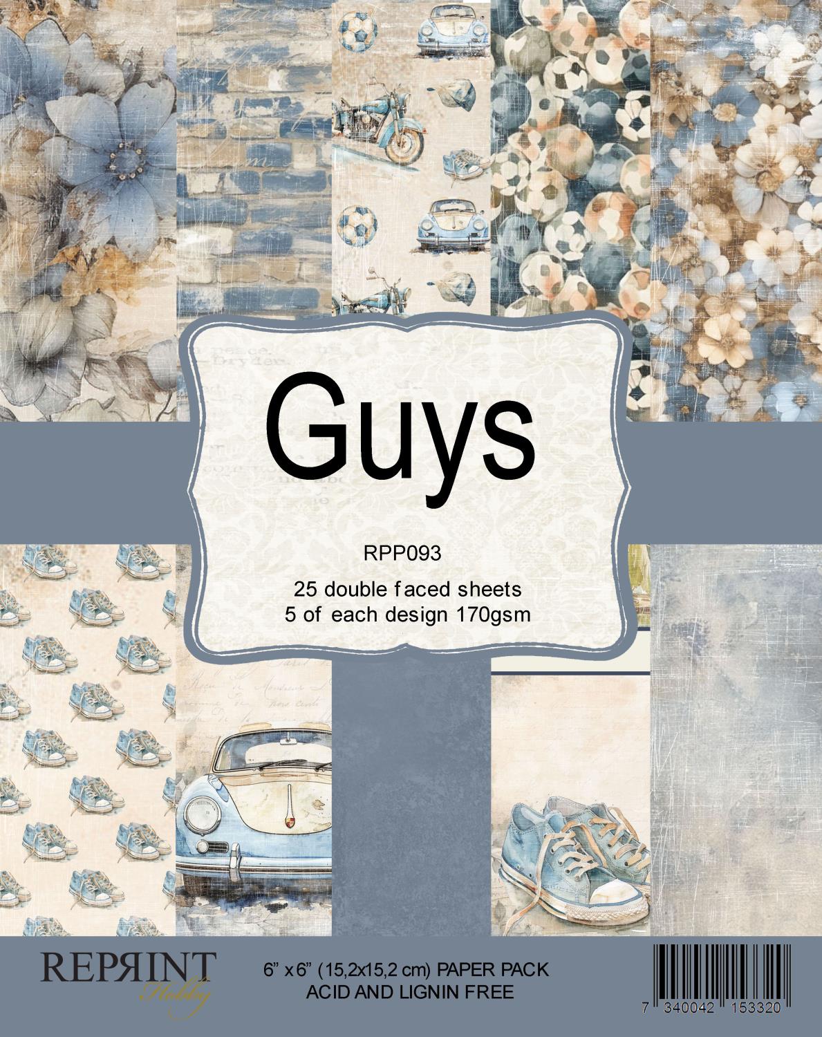 Reprint - Guys Collection 6x6 Blokk - Bilde 1