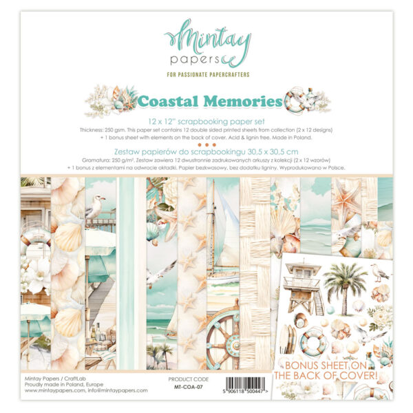 Mintay - Coastal Memories 07  12x12 Blokk