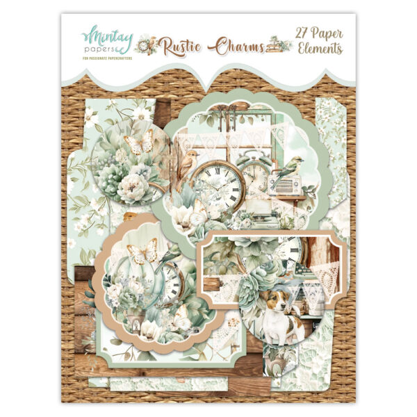 Mintay - Rustic Charms Paper Elements, 27 stk