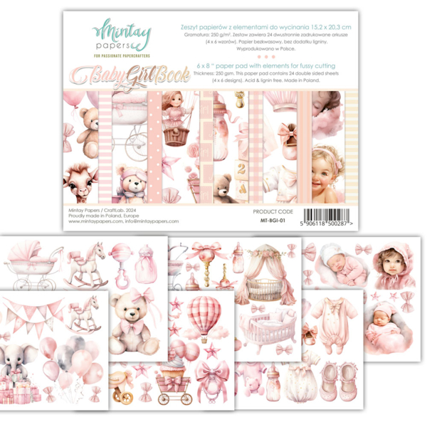 12295.jpg Mintay Baby Girl Book, 6x8