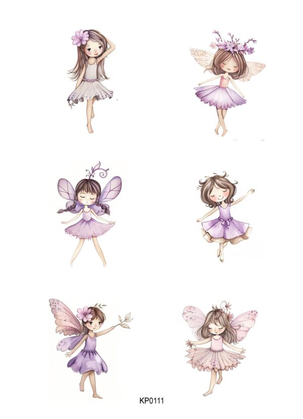 12386.jpg Reprint Fairies - A4 Klippeark