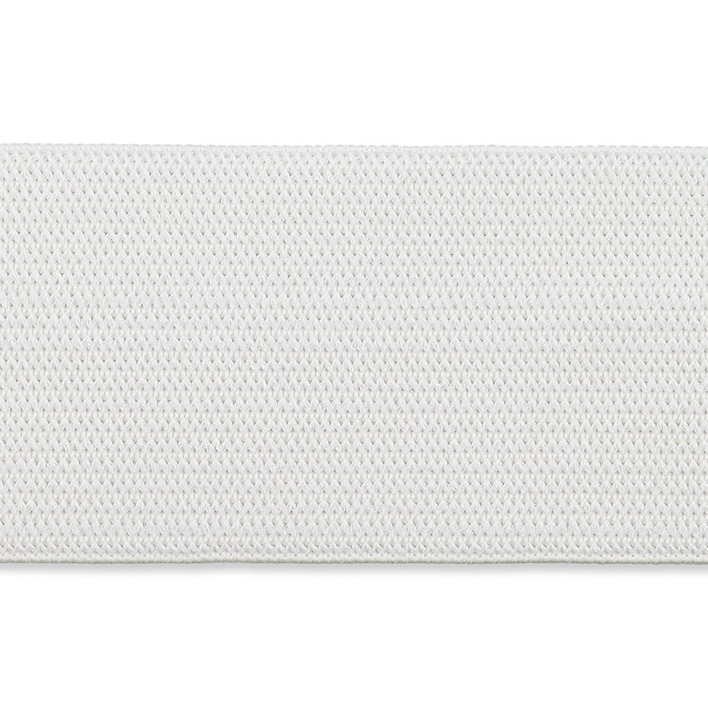 Prym Elastisk strikk – 40mm,  1m - Hvit - Bilde 1