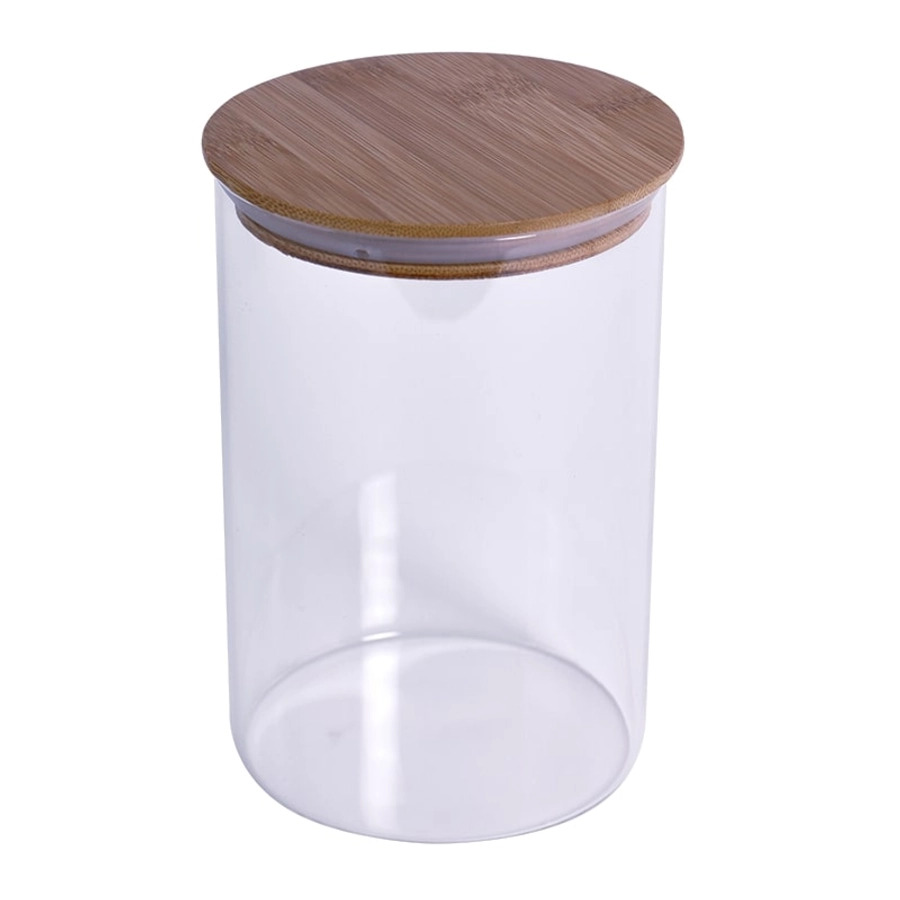 Glasskrukke med kork. 10x15 cm - Bilde 1