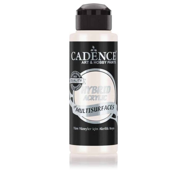 12543.jpg Cadence Hybrid Acrylic for Multisurfaces Semi Matt - H-002 Pure White, 70ml