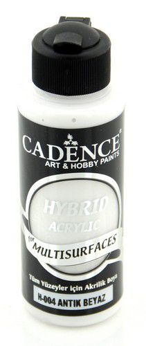 12544.jpg Cadence Hybrid Acrylic for Multisurfaces Semi Matt - H-004 Antique White, 70ml